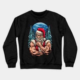 STRONG BRUTAL SANTA Crewneck Sweatshirt